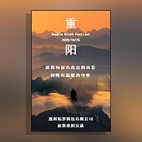 重阳节公司祝福企业产品宣传模板